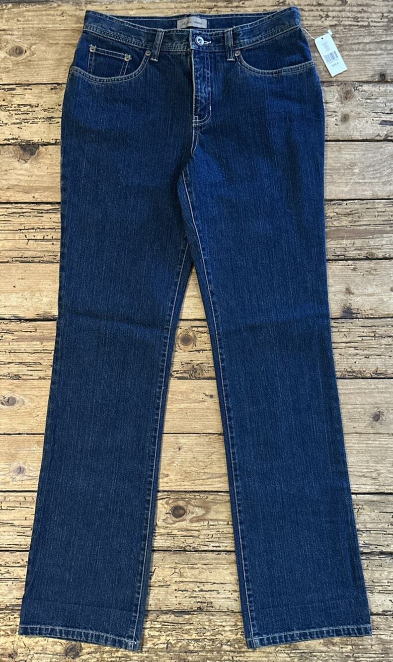 I.e. Women’s Dark Blue Denim Relaxed Jeans Size 6 NWT